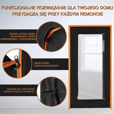 Drzwi remontowe z oknem