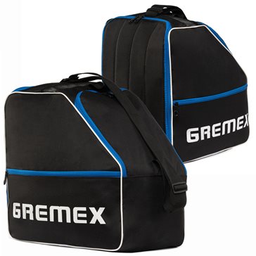 Zestaw PREMIUM pokrowiec na buty+narty czarno-niebieski 160/180cm